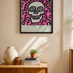 Kuru Kafa Pop Art Duvar Tablosu, Renkli Ev Dekorasyonu