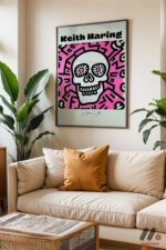 Kuru Kafa Pop Art Duvar Tablosu, Renkli Ev Dekorasyonu - Görsel 3