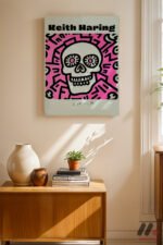 Kuru Kafa Pop Art Duvar Tablosu, Renkli Ev Dekorasyonu - Görsel 8