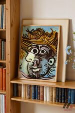 Picasso Kübist Portre Duvar Tablosu, Sanatsever Hediyesi - Görsel 9