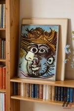 Picasso Kübist Portre Duvar Tablosu, Sanatsever Hediyesi - Görsel 5