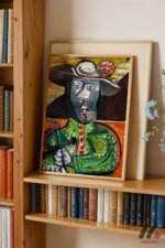 Picasso Kübist Kompozisyon Duvar Tablosu, Sanatsever Hediyesi - Görsel 5