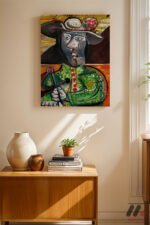Picasso Kübist Kompozisyon Duvar Tablosu, Sanatsever Hediyesi - Görsel 8