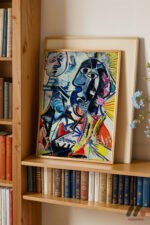 Picasso Kübist Figürler Duvar Tablosu, Sanatsever Hediyesi - Görsel 5