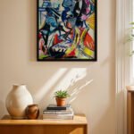 Picasso Kübist Figürler Duvar Tablosu, Sanatsever Hediyesi