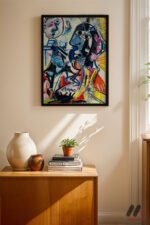 Picasso Kübist Figürler Duvar Tablosu, Sanatsever Hediyesi