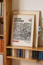 Yayoi Kusama Ağ Deseni Duvar Tablosu, Sanatsever Hediyesi - Görsel 5