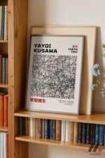 Yayoi Kusama Ağ Deseni Duvar Tablosu, Sanatsever Hediyesi - Görsel 2