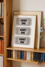 Admit One Sinema Bileti Duvar Tablosu, Film Severlere Hediye - Görsel 9