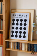 Bauhaus 1919 Nokta Deseni Duvar Tablosu, Modern Ev Dekorasyonu - Görsel 5