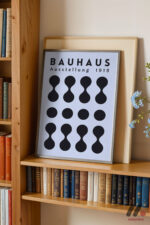 Bauhaus 1919 Nokta Deseni Duvar Tablosu, Modern Ev Dekorasyonu - Görsel 2