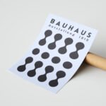 Bauhaus 1919 Nokta Deseni Duvar Tablosu, Modern Ev Dekorasyonu