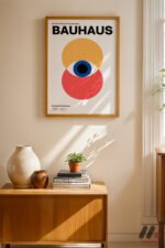 Bauhaus Daire Kompozisyon Duvar Tablosu, Modern Ev Dekorasyonu - Görsel 4