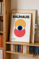 Bauhaus Daire Kompozisyon Duvar Tablosu, Modern Ev Dekorasyonu - Görsel 5