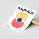 Bauhaus Daire Kompozisyon Duvar Tablosu, Modern Ev Dekorasyonu