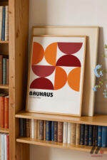 Bauhaus Germany Geometrik Duvar Tablosu, Modern Ev Dekorasyonu - Görsel 5