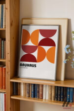 Bauhaus Germany Geometrik Duvar Tablosu, Modern Ev Dekorasyonu - Görsel 2