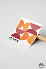 Bauhaus Germany Geometrik Duvar Tablosu, Modern Ev Dekorasyonu - Görsel 7