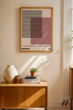 Bauhaus Çizgi ve Blok Duvar Tablosu, Modern Ev Dekorasyonu - Görsel 4