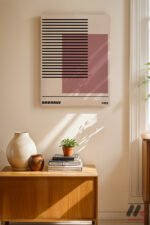 Bauhaus Çizgi ve Blok Duvar Tablosu, Modern Ev Dekorasyonu - Görsel 8