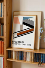 Bauhaus Ausstellung 1923 Afişi Duvar Tablosu, Modern Ev Dekorasyonu - Görsel 5