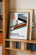 Bauhaus Ausstellung 1923 Afişi Duvar Tablosu, Modern Ev Dekorasyonu - Görsel 2