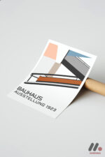 Bauhaus Ausstellung 1923 Afişi Duvar Tablosu, Modern Ev Dekorasyonu - Görsel 7