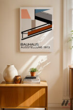 Bauhaus Ausstellung 1923 Afişi Duvar Tablosu, Modern Ev Dekorasyonu - Görsel 8