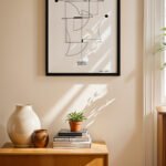Minimal Çizgi Kompozisyon Duvar Tablosu, Modern Ev Dekorasyonu