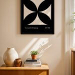 Bauhaus 1919 Siyah Afiş Duvar Tablosu, Modern Ev Dekorasyonu