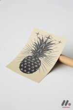 Altın Ananas Mistik Duvar Tablosu, Modern Ev Dekorasyonu