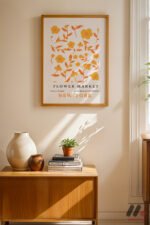 Flower Market New York Posteri Duvar Tablosu, Modern Ev Dekorasyonu - Görsel 4