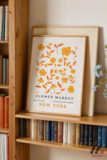 Flower Market New York Posteri Duvar Tablosu, Modern Ev Dekorasyonu - Görsel 5