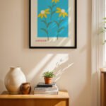 Flower Gallery London Posteri Duvar Tablosu, Modern Ev Dekorasyonu