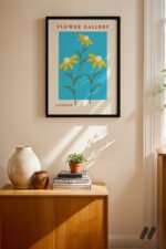 Flower Gallery London Posteri Duvar Tablosu, Modern Ev Dekorasyonu