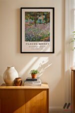 Claude Monet Iris Bahçesi Duvar Tablosu, Modern Ev Dekorasyonu
