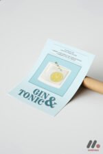 Gin Tonic Tarif Posteri Duvar Tablosu, Mutfak Dekorasyonu - Görsel 7