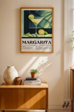 Margarita Tarif Posteri Duvar Tablosu, Mutfak Dekorasyonu - Görsel 4