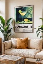 Margarita Tarif Posteri Duvar Tablosu, Mutfak Dekorasyonu - Görsel 3