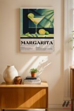 Margarita Tarif Posteri Duvar Tablosu, Mutfak Dekorasyonu - Görsel 8