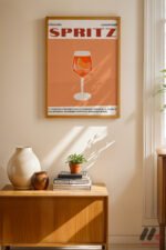 Spritz Kokteyl Posteri Duvar Tablosu, Mutfak Dekorasyonu - Görsel 4