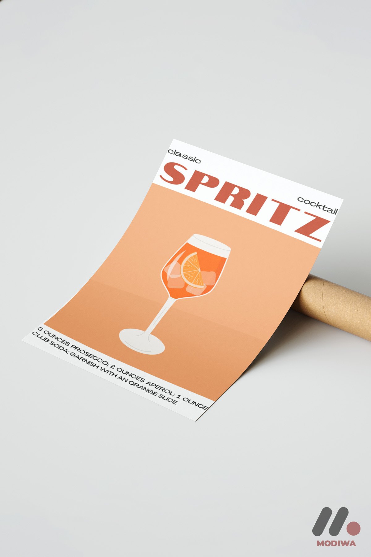 mdw-tbl-0721_ab7.jpg Spritz Kokteyl Posteri Duvar Tablosu, Mutfak Dekorasyonu - Görsel 1