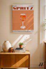 Spritz Kokteyl Posteri Duvar Tablosu, Mutfak Dekorasyonu - Görsel 2
