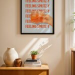 Feeling Spritzy Tipografi Duvar Tablosu, Mutfak Dekorasyonu
