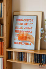 Feeling Spritzy Tipografi Duvar Tablosu, Mutfak Dekorasyonu - Görsel 2