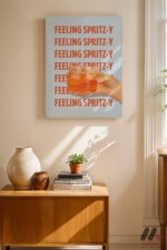 Feeling Spritzy Tipografi Duvar Tablosu, Mutfak Dekorasyonu - Görsel 8