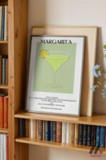Margarita Tarif Kartı Duvar Tablosu, Mutfak Dekorasyonu - Görsel 2