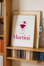 Martini Zarif Poster Duvar Tablosu, Mutfak Dekorasyonu - Görsel 5