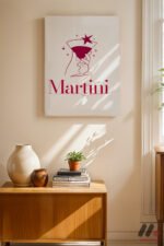 Martini Zarif Poster Duvar Tablosu, Mutfak Dekorasyonu - Görsel 8