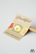 Breakfast Menu Posteri Duvar Tablosu, Mutfak Dekorasyonu - Görsel 7